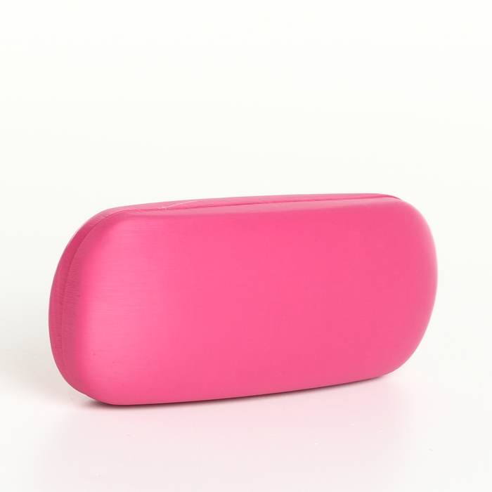 Футляр для очков на хлопушке, длина 16 см, цвет розовый Футляр для очков на хлопушке, длина 16 см, цвет розовый