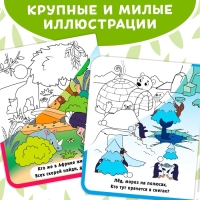 Книжка-раскраска многоразовая «Рисуем водой. Кто где спрятался?», 10 стр.