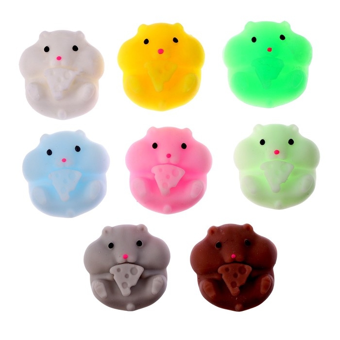 Мялка-антистресс «Хомяк», цвета МИКС