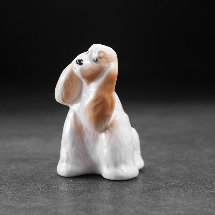 Сувенир Сувенир "Кокер сидящий", 8 х 6 х 8 см, фарфор