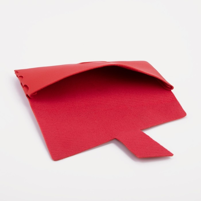 Чехол для очков на затяжке, длина 16 см, цвет красный Чехол для очков на затяжке, длина 16 см, цвет красный