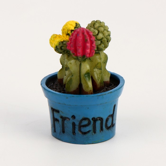 Миниатюра кукольная «Кактус в горшочке», набор 2 шт., размер 1 шт. — 1,7 × 2,5 × 1,7 см Миниатюра кукольная «Кактус в горшочке», набор 2 шт., размер 1 шт. — 1,7 × 2,5 × 1,7 см