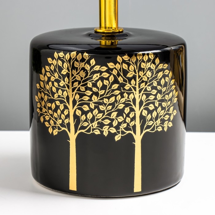 Настольная лампа Настольная лампа "Дуо арбор" E14 40Вт черный 15х15х28 см RISALUX