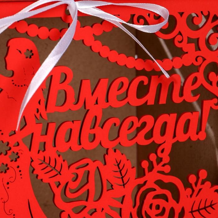 Семейный банк Семейный банк "Вместе навсегда", 24х14х20 см, Красный