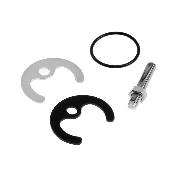 Смеситель для кухни  Смеситель для кухни "ЦС-СМ СМ511710", двухвентильный, гибкий излив, латунь, хром