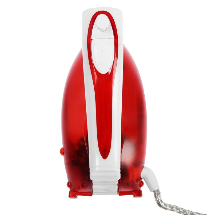 Утюг Irit IR-2305, 800 Вт, тефлоновая подошва, 200 мл, дорожный, бело-красный Утюг Irit IR-2305, 800 Вт, тефлоновая подошва, 200 мл, дорожный, бело-красный