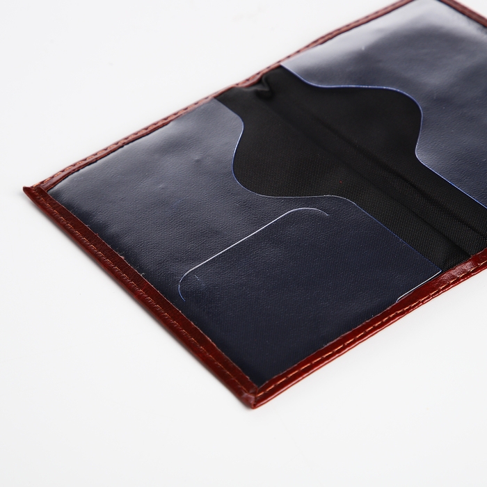 Обложка для паспорта, цвет коричневый Обложка для паспорта, цвет коричневый