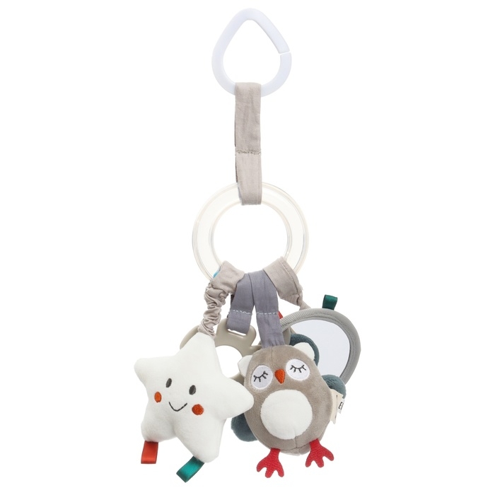 Подвеска - погремушка «Совушка», прорез., пищалка, шуршит, на кроватку, коляску, Крошка Я Подвеска - погремушка «Совушка», прорез., пищалка, шуршит, на кроватку, коляску, Крошка Я