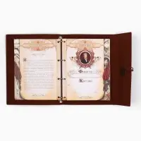 Родословная книга &laquo;Наш род&raquo;, 56 листов, коричневый, 35&times;23.5 см