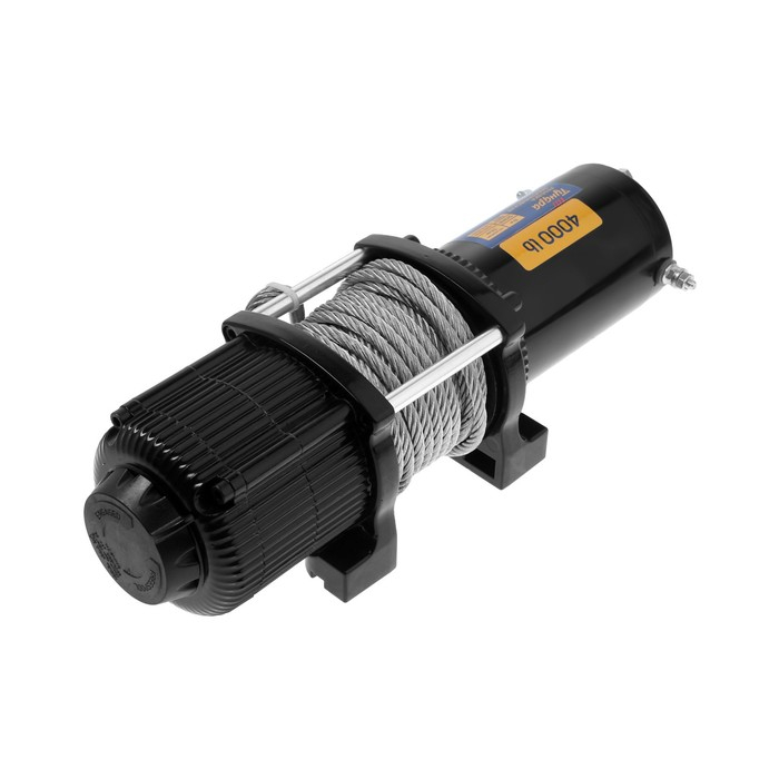 Лебедка электрическая ТУНДРА, 12/24V, 4000 lb (1.8 т), 1.7 л.с., до 6 м/мин, 5.5 мм х 10 м Лебедка электрическая ТУНДРА, 12/24V, 4000 lb (1.8 т), 1.7 л.с., до 6 м/мин, 5.5 мм х 10 м
