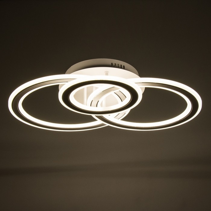 Люстра Люстра "Зоряна"с ПДУ LED 200Вт 3000-6000Вт белый 60х45х15,5см BayerLux