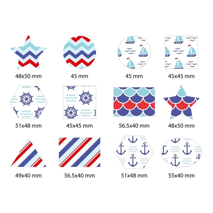 Игра на липучках «Методика Сегена», набор №3, из фетра Игра на липучках «Методика Сегена», набор №3, из фетра