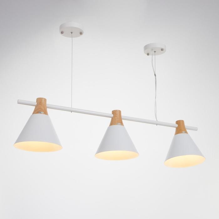 Люстра 1066/3WT E27 60Вт белый 90х20х90 см BayerLux