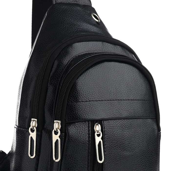 Сумка-слинг мужская, цвет чёрный Сумка-слинг мужская, цвет чёрный