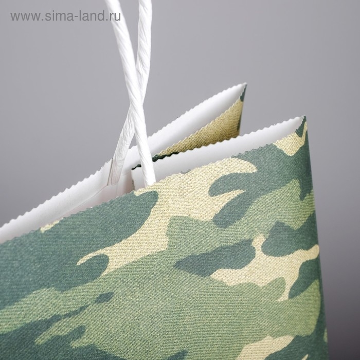 Пакет подарочный крафт, упаковка, «С 23 февраля», 32 х 28 х 15 см Пакет подарочный крафт, упаковка, «С 23 февраля», 32 х 28 х 15 см