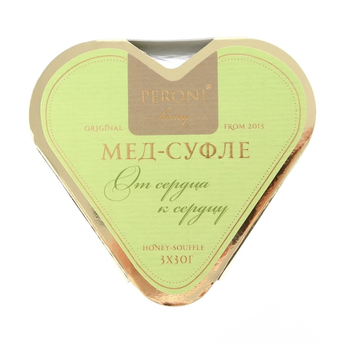 Набор мёда-суфле Peroni Набор мёда-суфле Peroni "От сердца к сердцу", зеленый, 90 г