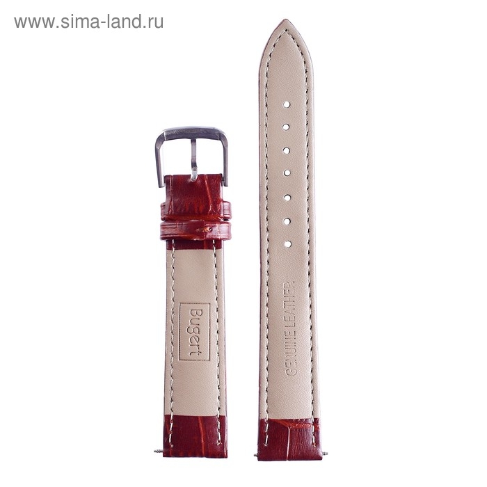 Ремешок для часов Ремешок для часов "Соломон", 20 мм, натуральная кожа, l-20 см, коричневый 43943