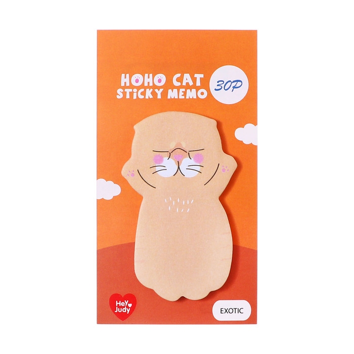 Блок для записей 35мм х 70мм 30л Рыжий котик Блок для записей 35мм х 70мм 30л Рыжий котик