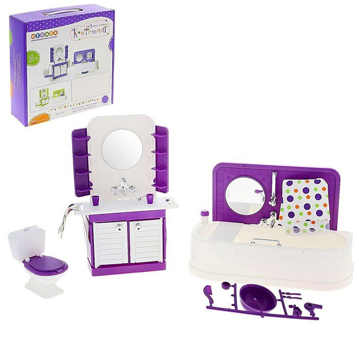 Ванная комната «Конфетти», цвета МИКС Ванная комната «Конфетти», цвета МИКС