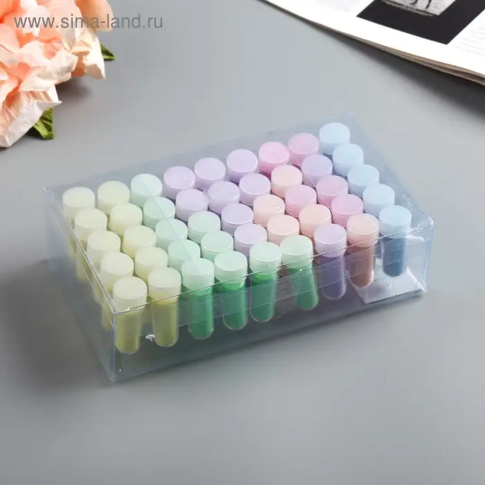 Глиттер в капсуле 2,4 гр Глиттер в капсуле 2,4 гр "Песок с блёстками" МИКС