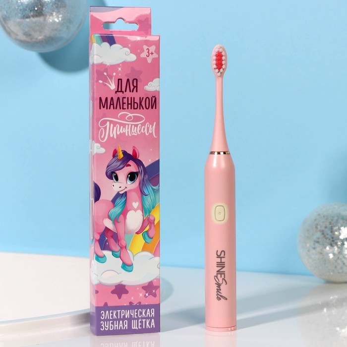 Зубная щётка детская электрическая «Для принцессы», мод LСT-05, 19 х 2,5 см. Зубная щётка детская электрическая «Для принцессы», мод LСT-05, 19 х 2,5 см.
