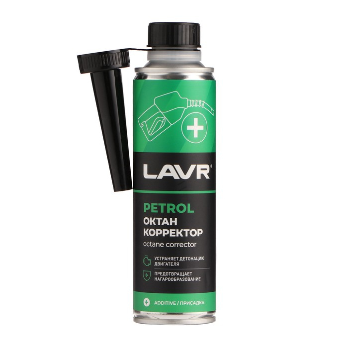 Присадка в бензин LAVR октан Плюс, на 40-60 л, 310 мл Ln2111 Присадка в бензин LAVR октан Плюс, на 40-60 л, 310 мл Ln2111