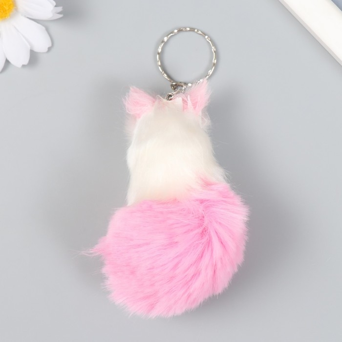 Пушистик на кольце h=5 см Пушистик на кольце h=5 см "Рыжая кошечка" МИКС