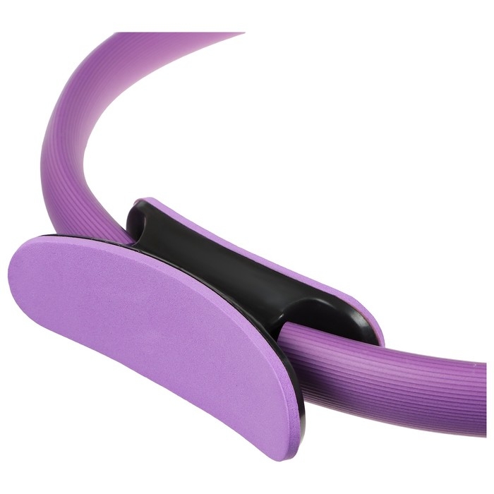 Кольцо для пилатеса ONLYTOP, d=37 см, цвет фиолетовый Кольцо для пилатеса ONLYTOP, d=37 см, цвет фиолетовый