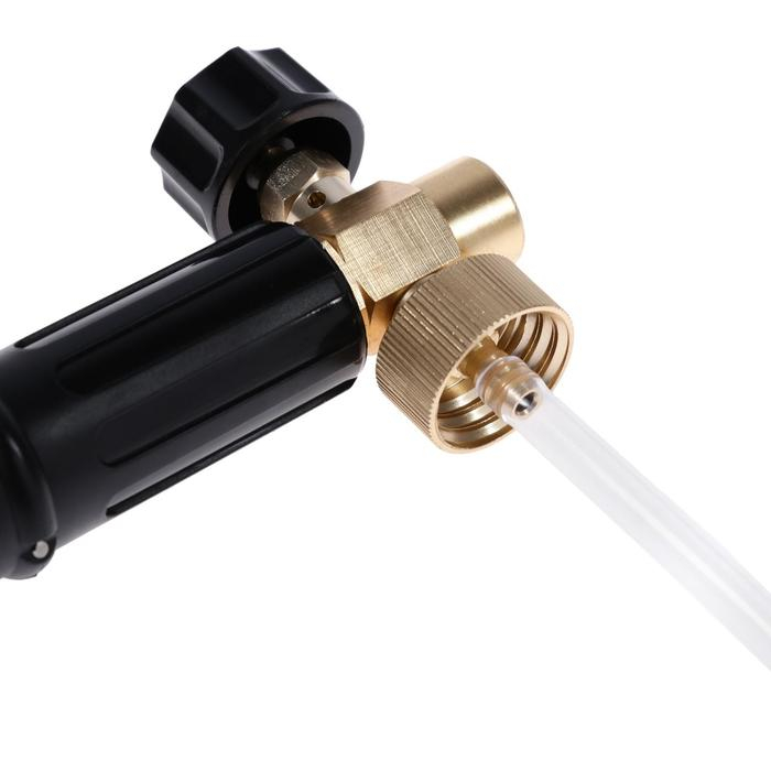 Пенообразователь под воду, объем 1 литр, 8 соединительных переходников Пенообразователь под воду, объем 1 литр, 8 соединительных переходников