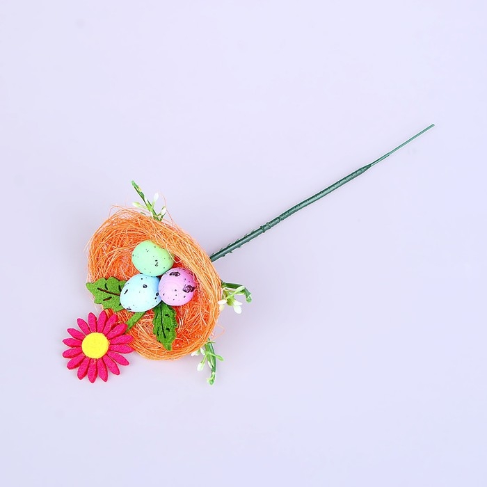 Декор на палочке &laquo;Гнездо&raquo; МИКС