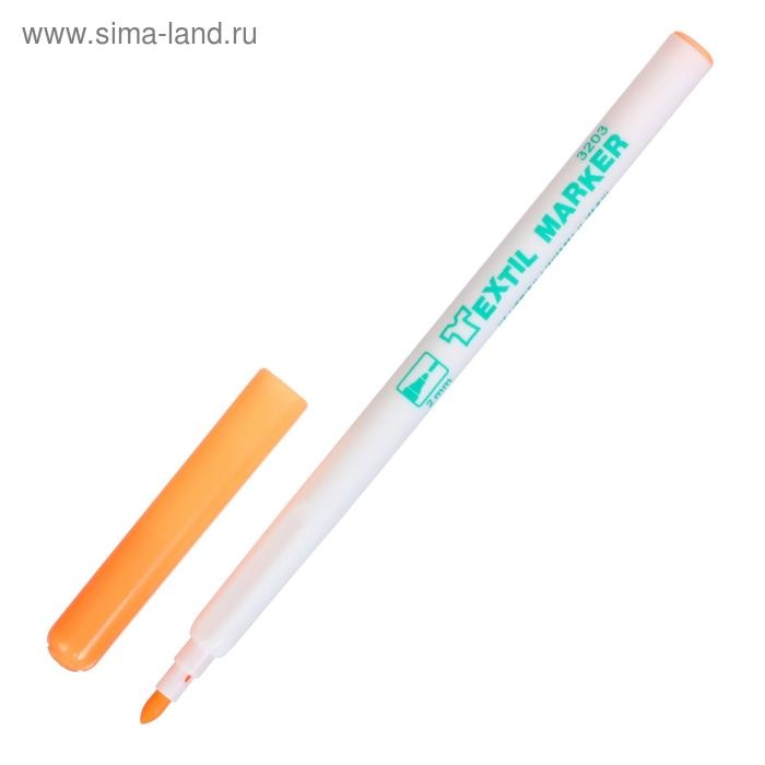 Маркер для ткани 2.0 мм Koh-I-Noor 3203/71, длина письма 500 м, неоновый оранжевый Маркер для ткани 2.0 мм Koh-I-Noor 3203/71, длина письма 500 м, неоновый оранжевый