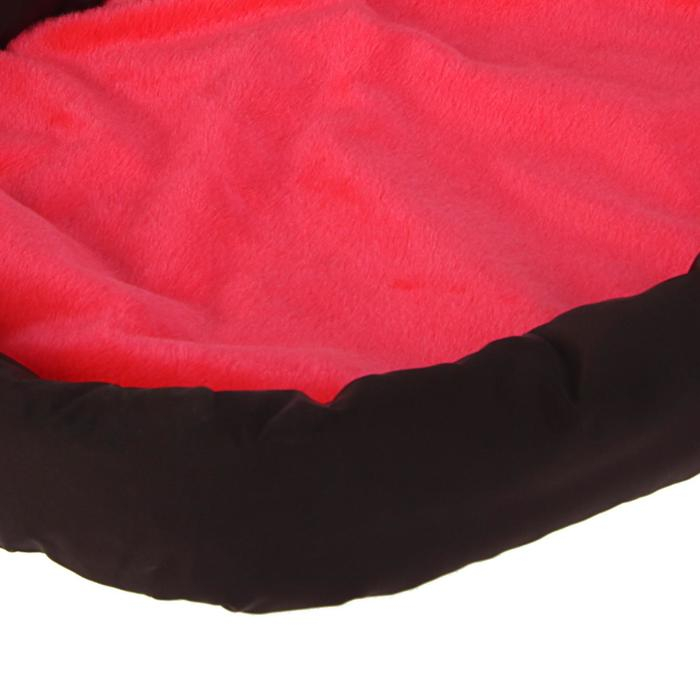 Лежанка мягкая с бортом, 55 х 40 см, микс цветов Лежанка мягкая с бортом, 55 х 40 см, микс цветов