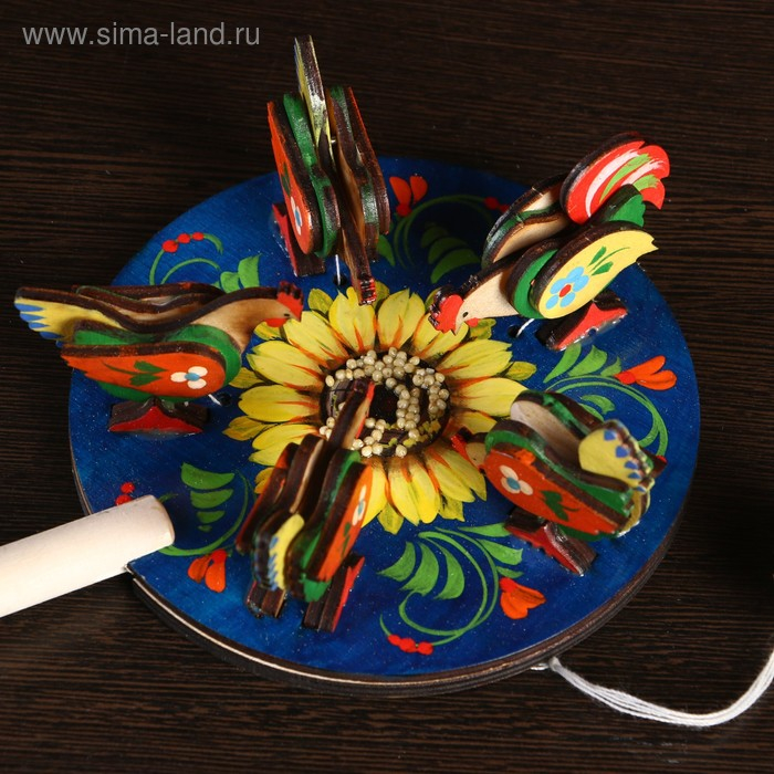 Сувенир Сувенир "Курицы клюющие", d=13 см микс