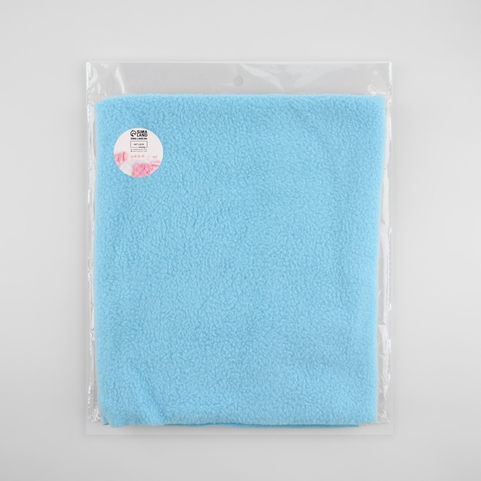 Лоскут флис, односторонний, 50 × 50 см, 190 г/м, цвет голубой №6C