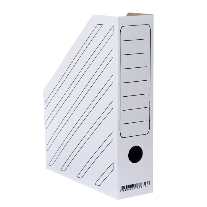 Накопитель-лоток А4, архивный из микрогофрокартона Calligrata, 75 мм, до 700 л, белый Накопитель-лоток А4, архивный из микрогофрокартона Calligrata, 75 мм, до 700 л, белый