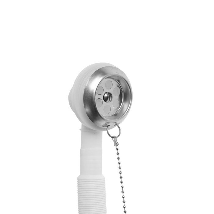 Сифон для ванны  Сифон для ванны "АНИ Пласт" Варяг VE155, 1 1/2"х 40/50 мм, с переливом, с гофрой 40/50 мм