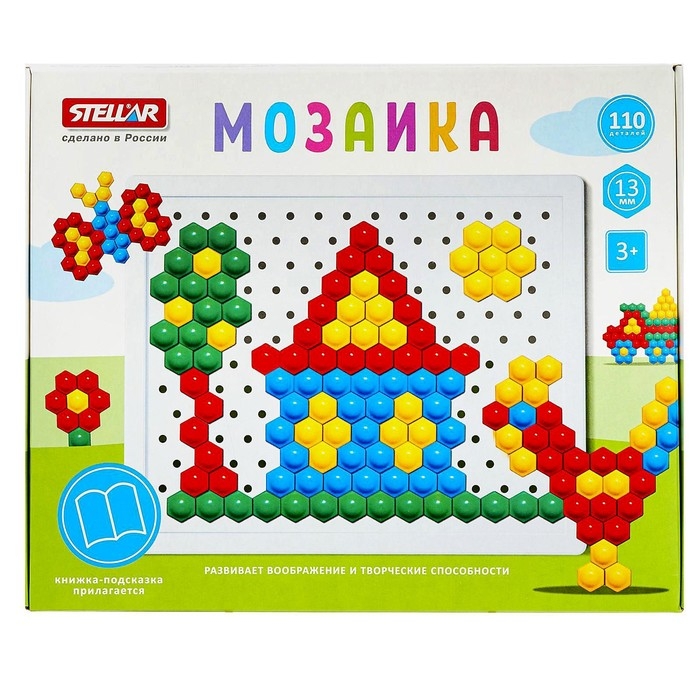 Мозаика, 110 элементов, диаметр 13 мм Мозаика, 110 элементов, диаметр 13 мм