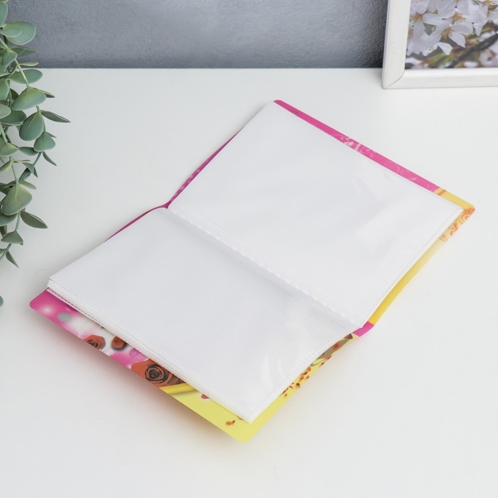 Фотоальбом на 36 фото 10х15 см  Фотоальбом на 36 фото 10х15 см "Розы" МИКС 16,5х12х2 см