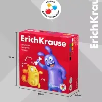 Гуашь 9 цветов &times; 20 мл, ErichKrause Jolly Friends, в картонной упаковке