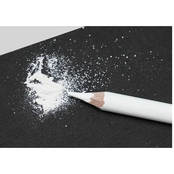 Карандаши угольные, белые, 3 шт. в наборе, средние