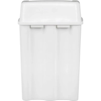 Ведро мусорное Luscan Professional настенное 23л белое 3521W