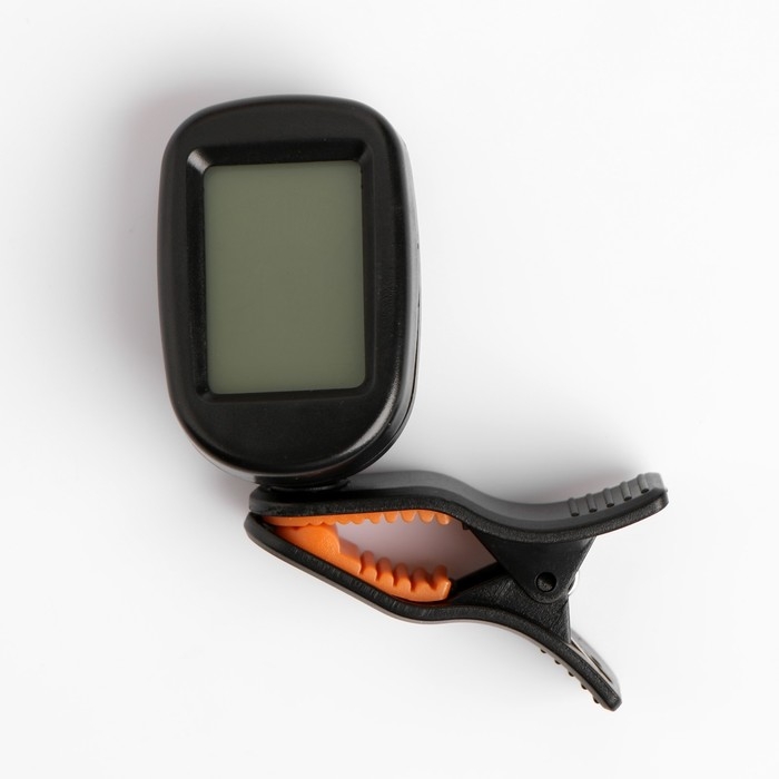 Тюнер для настройки гитары Music Life, прищепка, черный Тюнер для настройки гитары Music Life, прищепка, черный