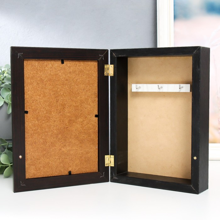 Ключница Ключница "Улочки Праги" венге 15х21