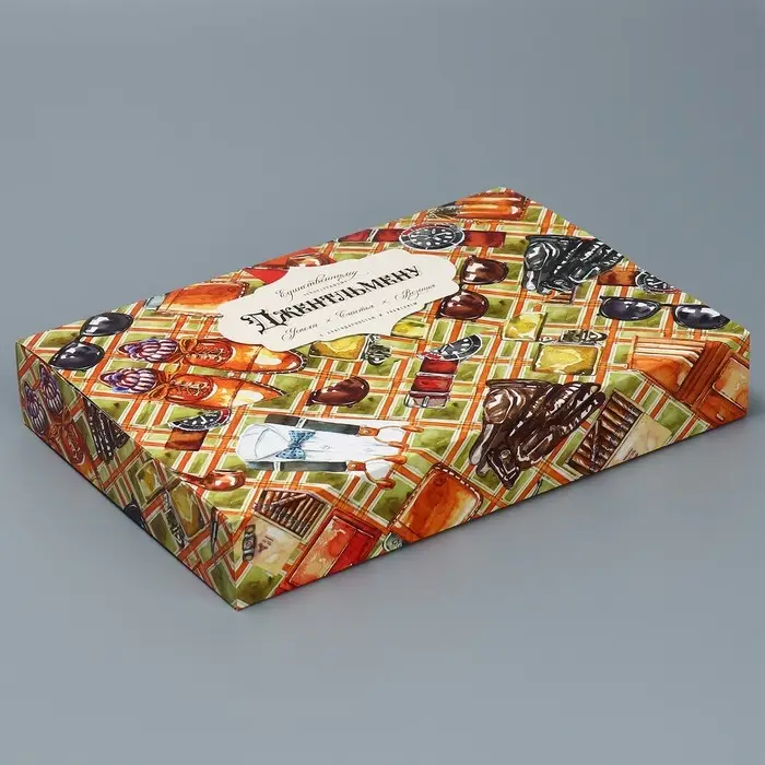 Коробка подарочная складная конверт, упаковка, «Джентельмен», 31 х 22 х 5 см Коробка подарочная складная конверт, упаковка, «Джентельмен», 31 х 22 х 5 см