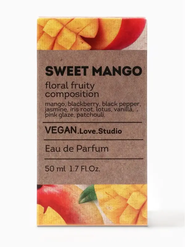 Парфюмерная вода женская Vegan Love Studio Sweet Mango, 50 мл (по мотивам Mango Skin (Vilhelm Parfumerie)