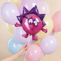 Воздушный шар фольгированный 17" &laquo;Ёжик. Смешарики&raquo;, набор 5 шт.
