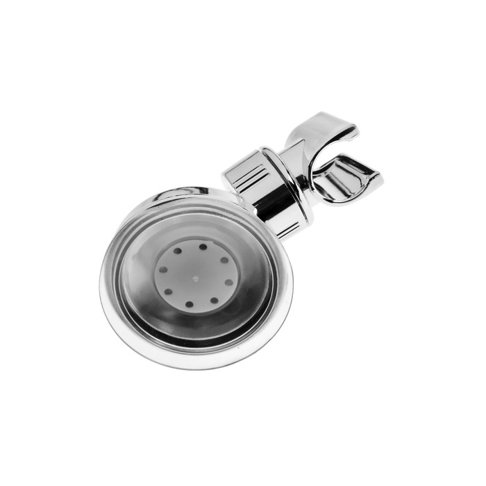 Держатель для душевой лейки ZEIN Z73, на вакуумной присоске, пластик, хром/оранжевый Держатель для душевой лейки ZEIN Z73, на вакуумной присоске, пластик, хром/оранжевый