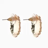 Серьги металл &laquo;Карибы&raquo;, круг, цвет золото