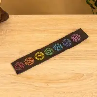 Подставка под благовония "7 чакр" 28,5х5 см, дерево Подставка под благовония "7 чакр" 28,5х5 см, дерево