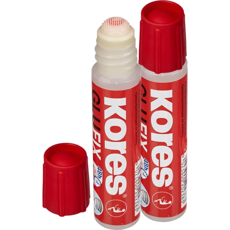Клей канцелярский 30мл KORES с силиконовым аппликатором&nbsp; 20238